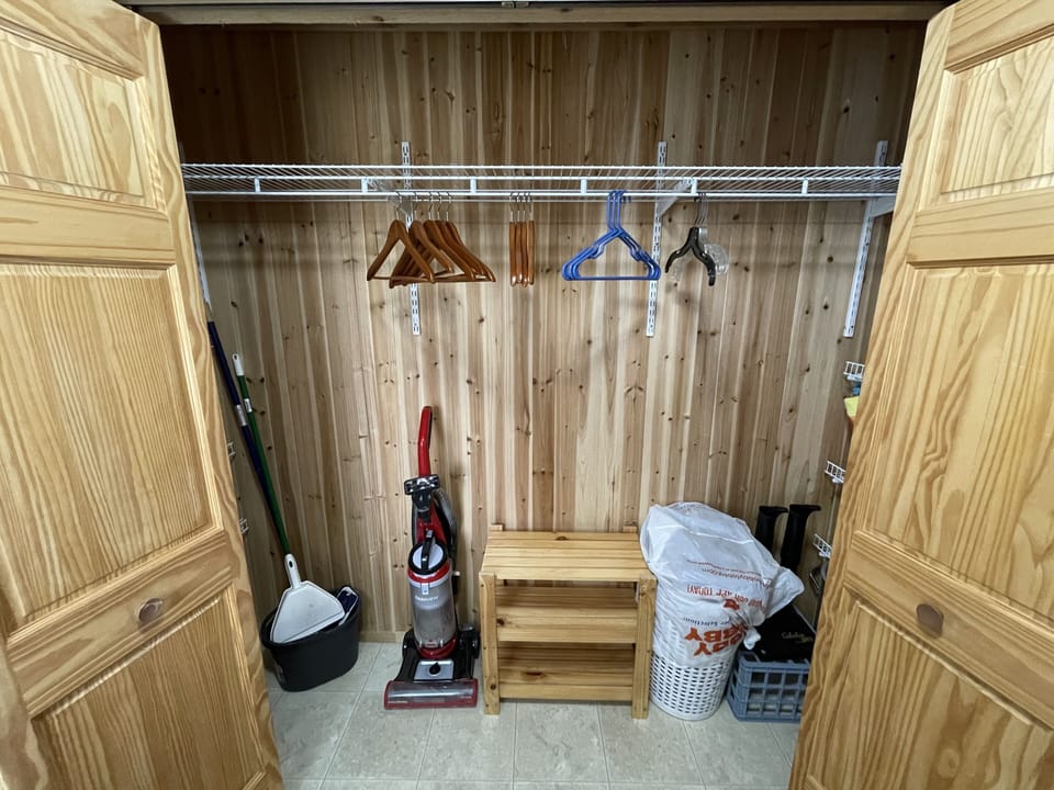 Breezeway closet