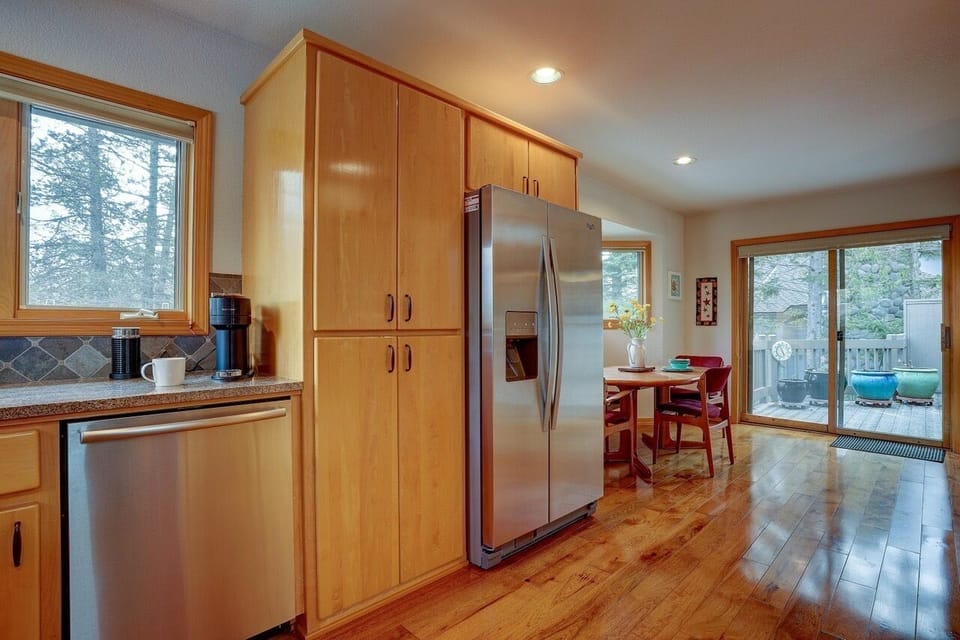 Kitchen and Nook to Upper Back Deck