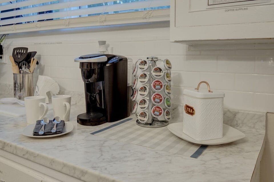 Kuerig coffee maker and pods for your use #stayrenostonehouse