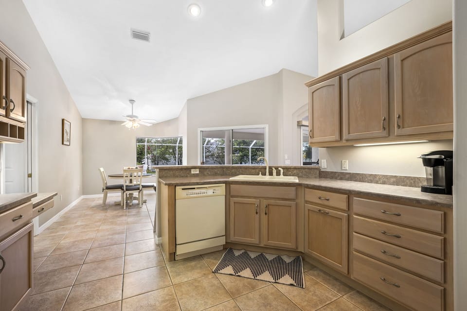 Kitchen + Dining Area