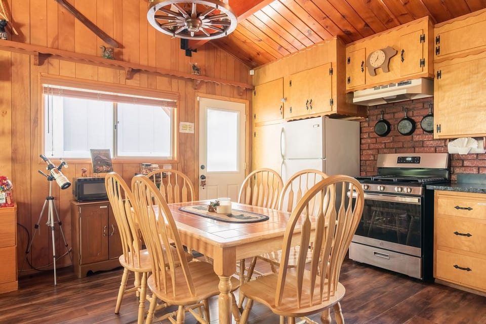 Kitchen is fully-stocked - perfect for families. See page for details. 
