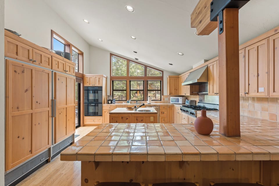 Chef's kitchen fully equipped for culinary adventures.