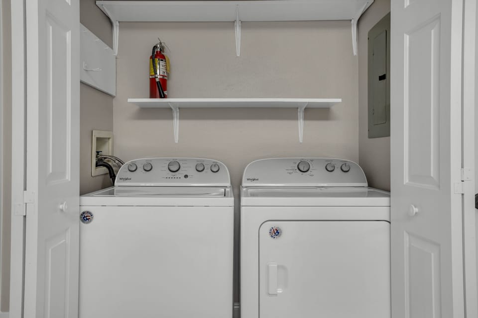 Washer and dryer