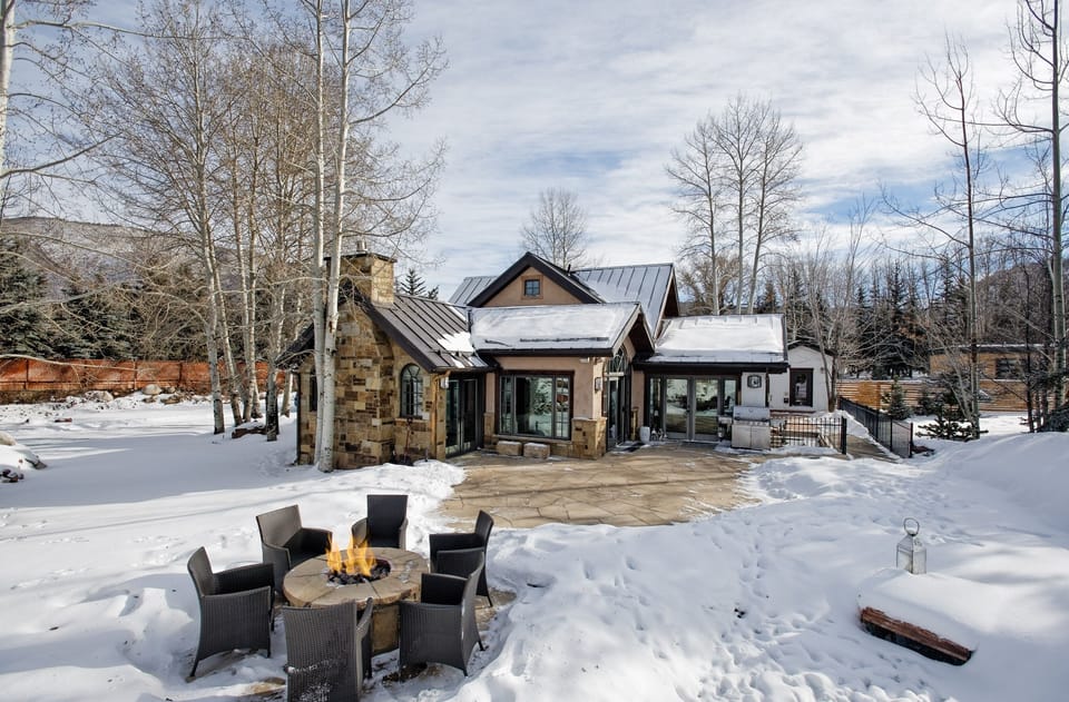 Outdoor Firepit and Patio-Winter