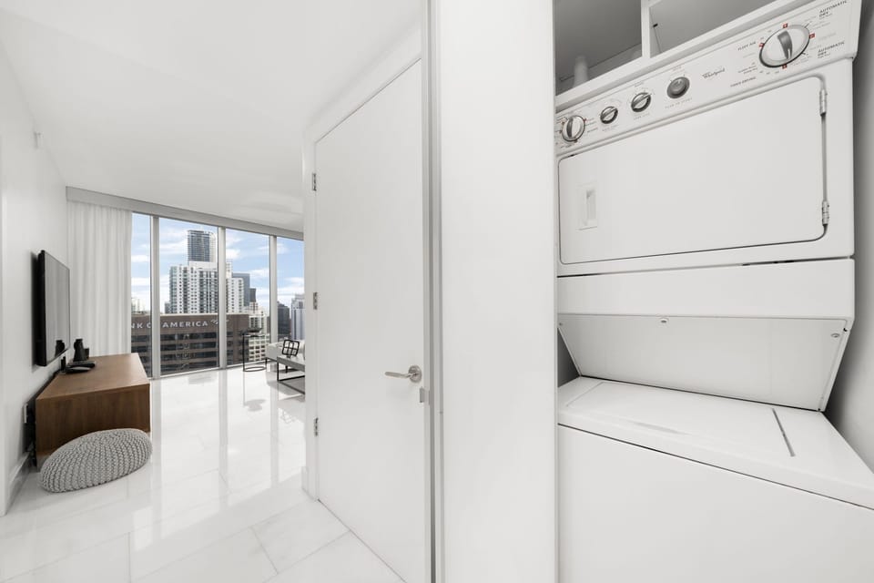Washer and dryer in the unit!