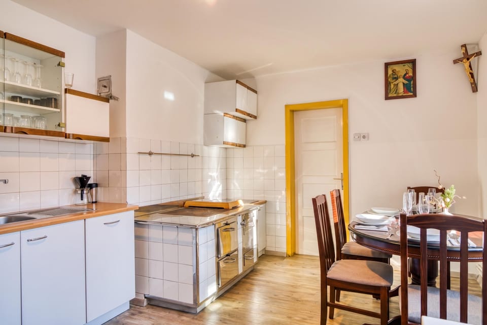 Kitchen and dining area