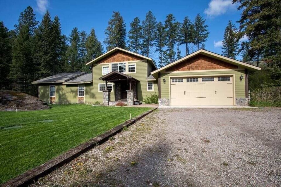 Front of home, plenty of parking