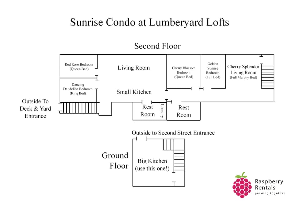 The Sunrise floorplan to help you visualize the space!