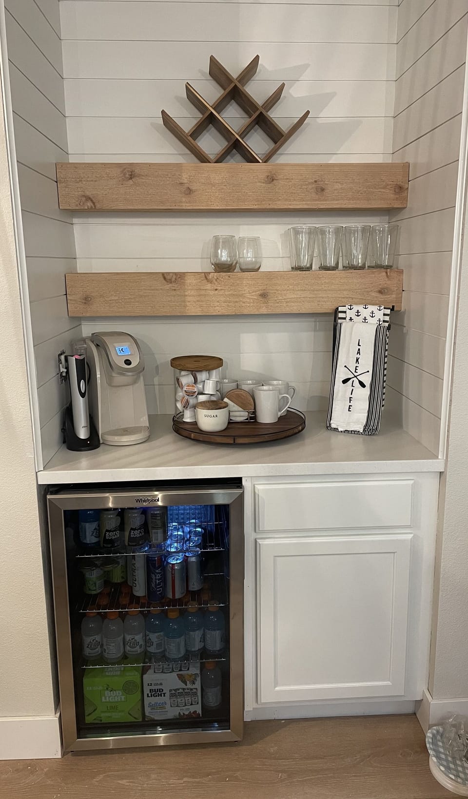 newly updated coffee bar