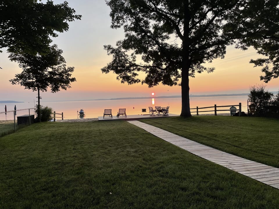 Sunrise - view from porch