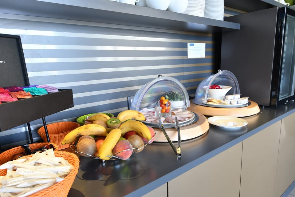 Hungry? Enjoy a delicious meal at the on-site restaurant.