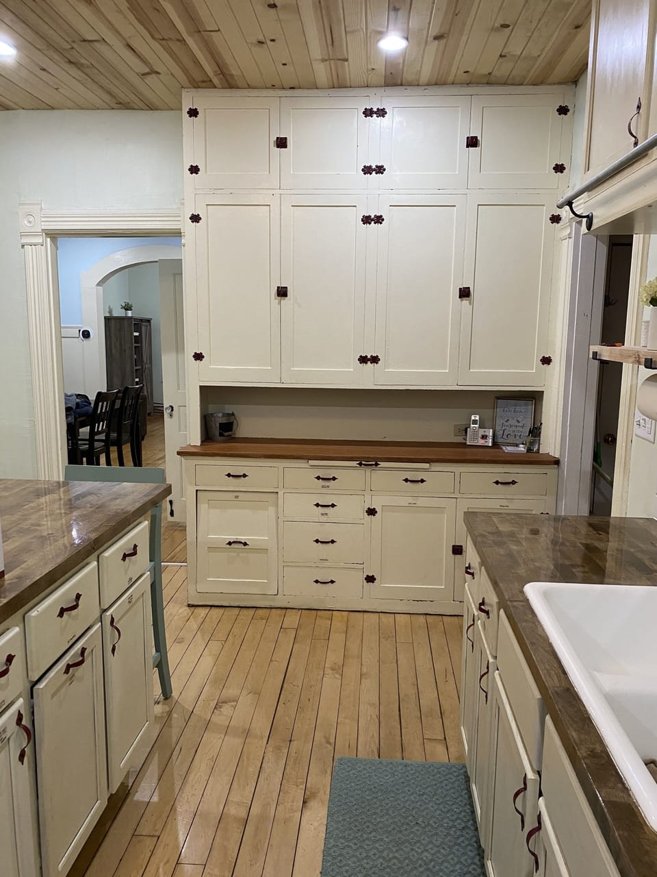 Original built in pantry.  