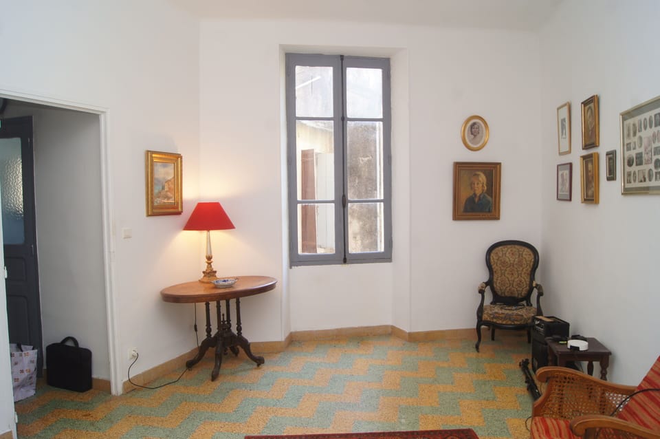 Bedroom with double bed.