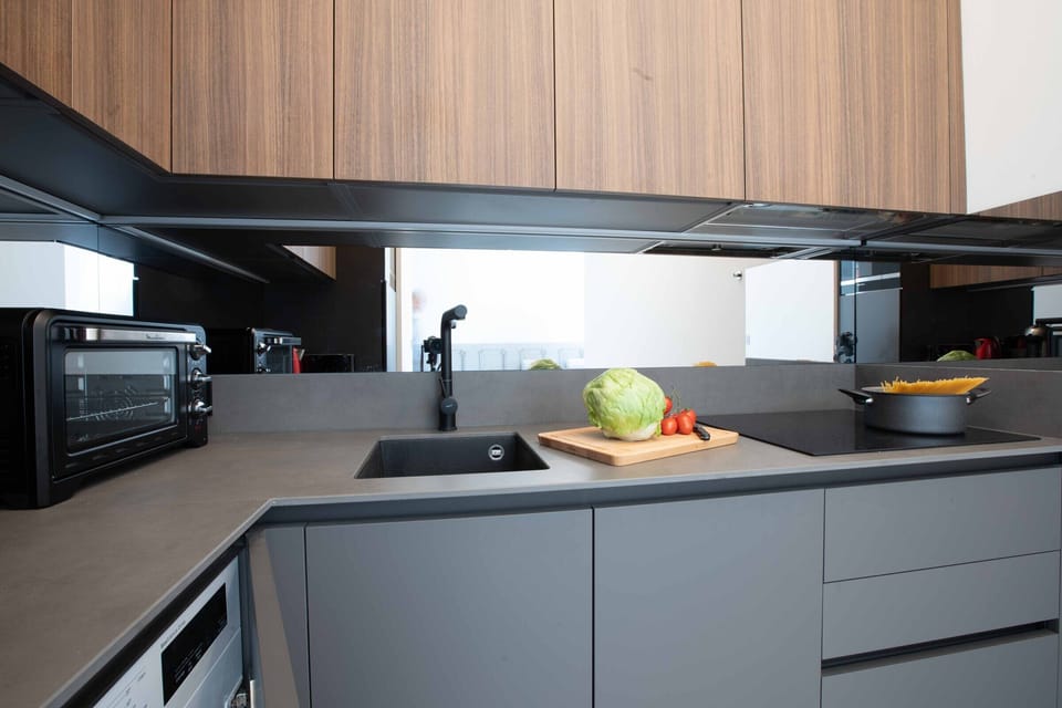 Modern kitchen with all utilities you need