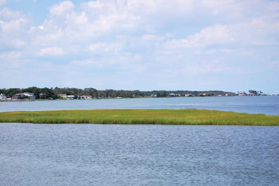 Beautiful, unobstructed views looking across the bay.