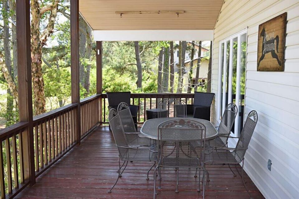 Plenty of seating on Deck