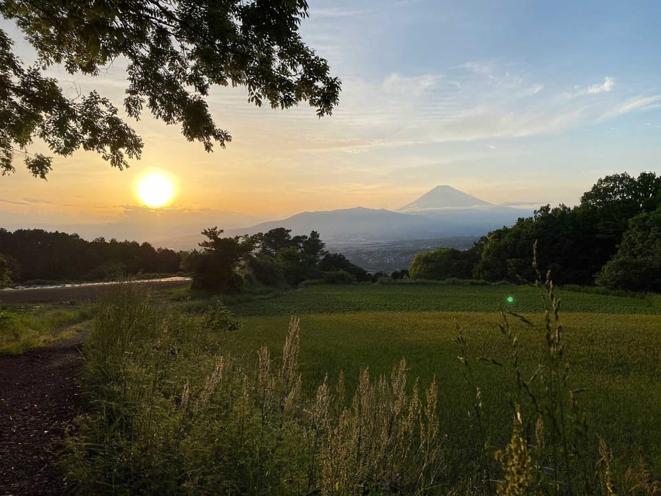 ・ Why don't you take a leisurely stroll while looking at Mt. Fuji?