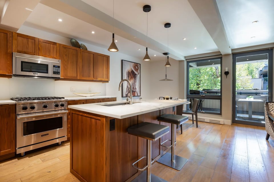 Designer Kitchen Featuring Top-of-the-line Appliances
