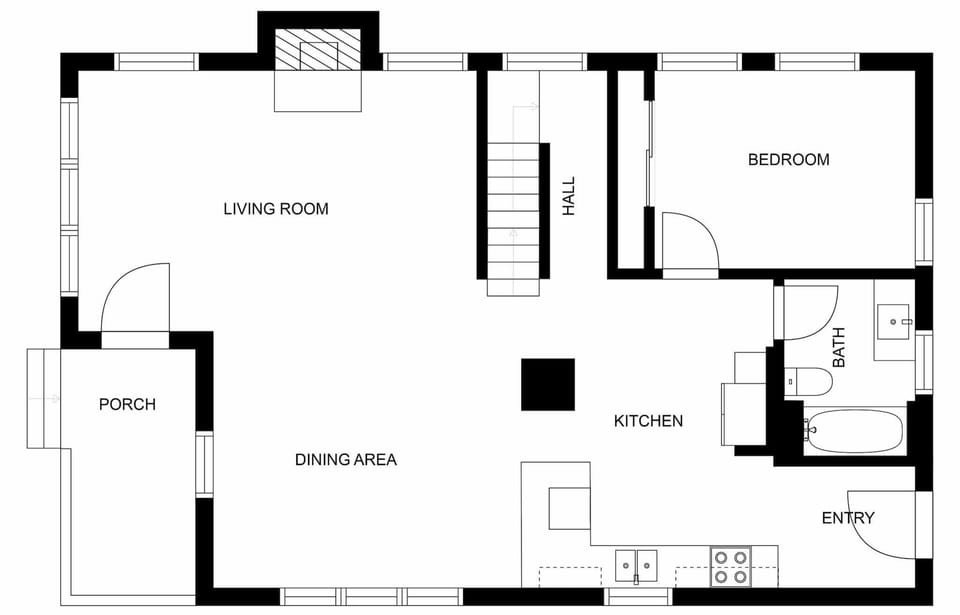 Main Level Floor Plan