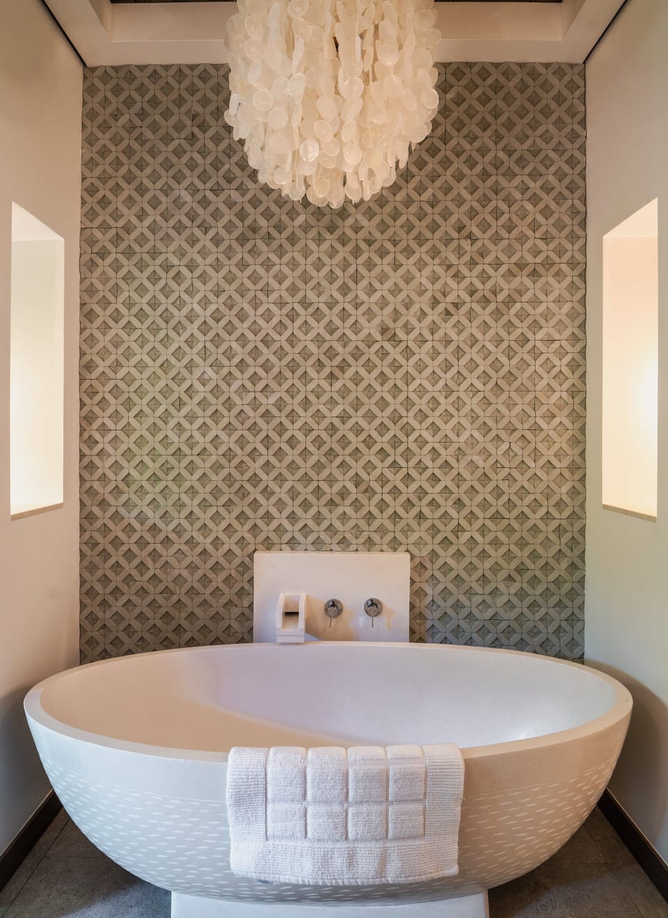 #1. Relax in stunning bath tub.