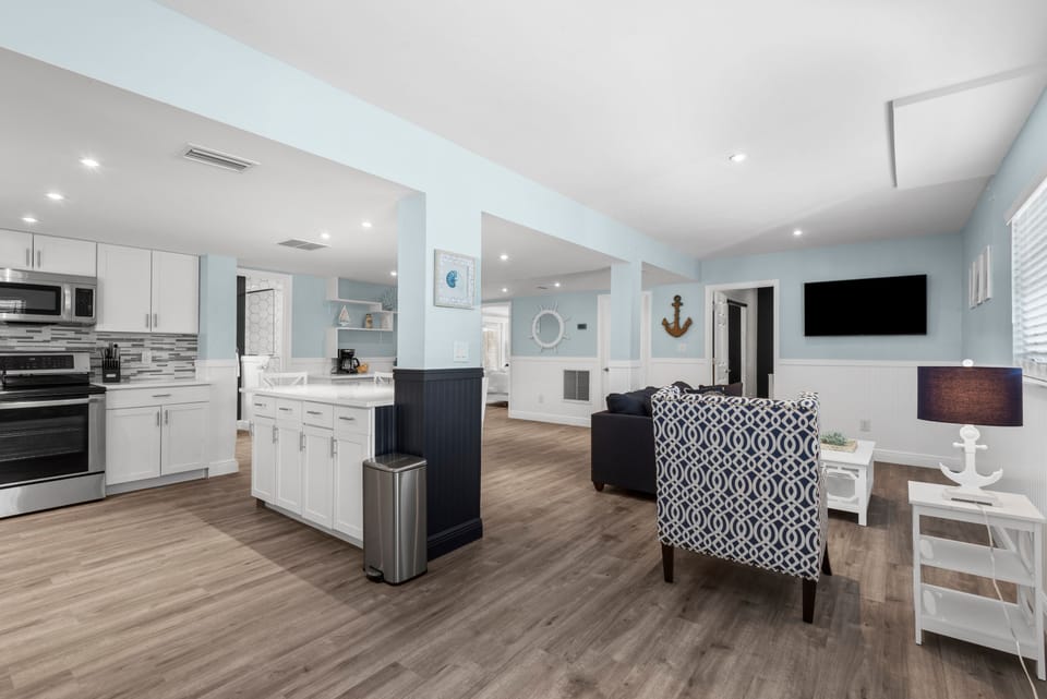 Wide-Area View of Living Room