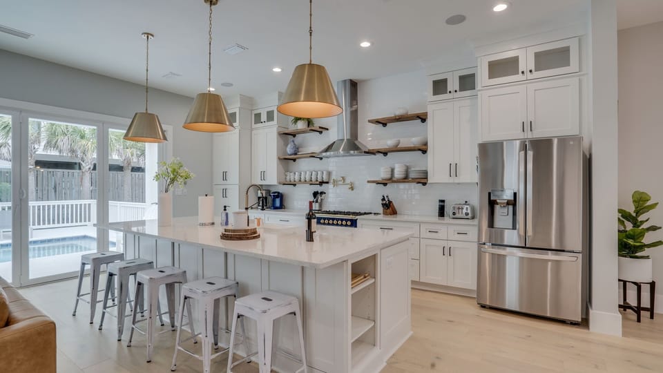 Spacious kitchen