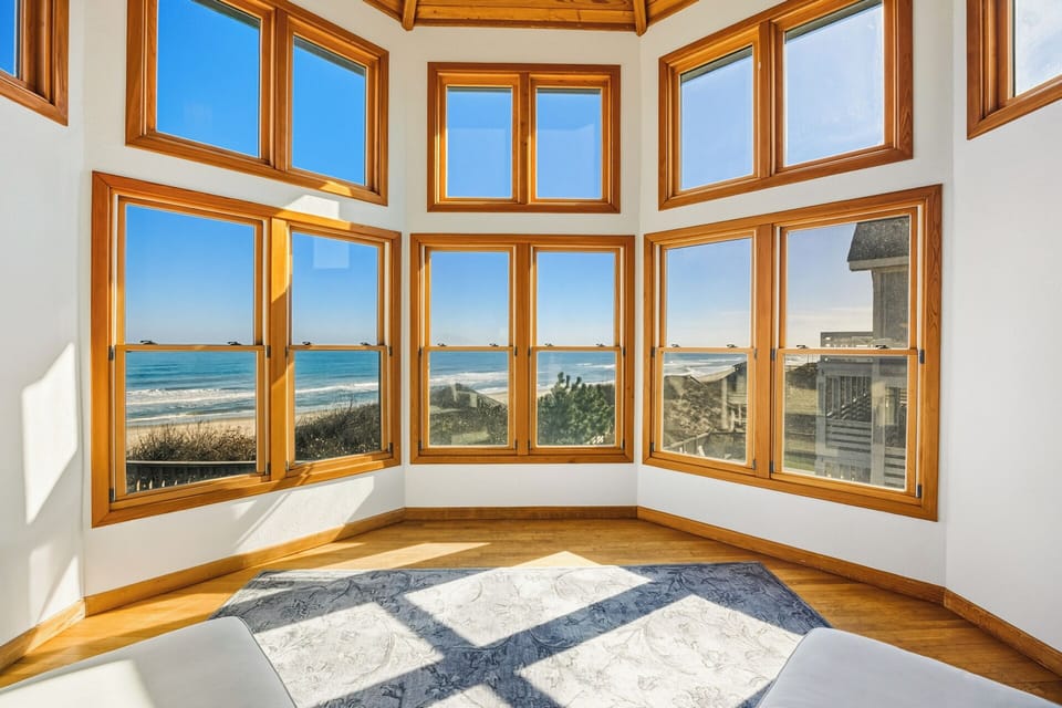 Enjoy this spectacular view from the raised Living Area.