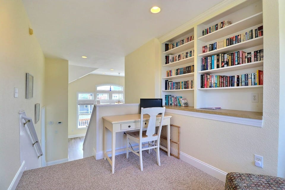The Top-Level Loft is perfect for relaxing with your favorite beach read or catching up on emails during your stay.
