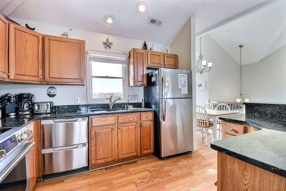 Whip up something delicious in the spacious Kitchen!