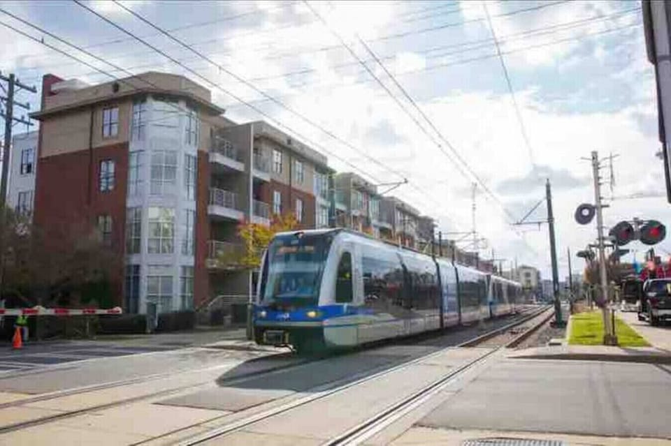 Charlotte`s LYNX light rail connects you to Uptown dining, sports, and attractions nearby