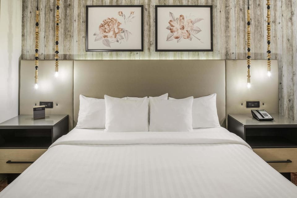 Premium bedding, pillowtop beds, in-room safe, individually decorated