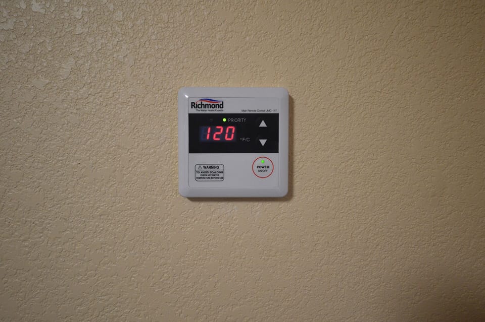 Our home has a gas On Demand Hot Water System