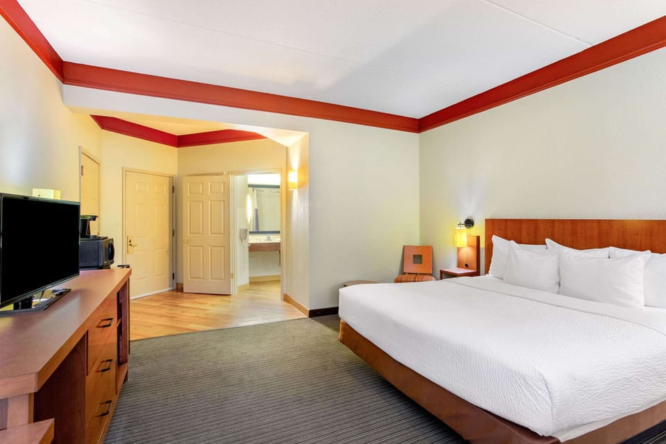 Room, 1 King Bed, Accessible, Non Smoking (Mobility, bathtub) | Down comforters, desk, iron/ironing board, cribs (free)