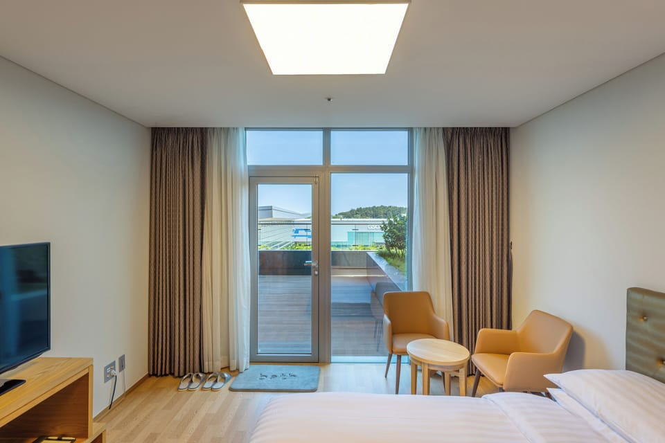 Standard Room, 1 Double Bed, Non Smoking, Terrace | In-room safe, individually furnished, desk, blackout drapes