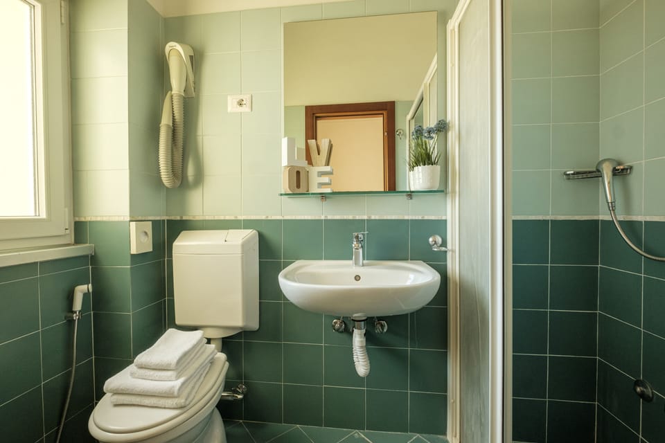 Camera Matrimoniale Standard | Bathroom | Shower, rainfall showerhead, free toiletries, hair dryer