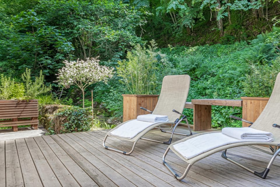 Family House, 2 Bedrooms, Balcony (House By The Stream in Soča Valley) | Rooftop terrace