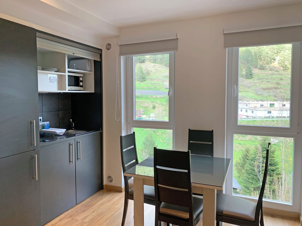 Basic Studio | Private kitchen | Fridge, microwave, stovetop, espresso maker