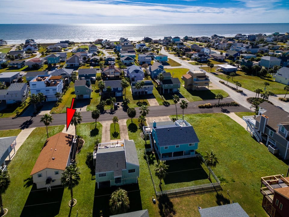 Aerial View - Steps to the Beach!