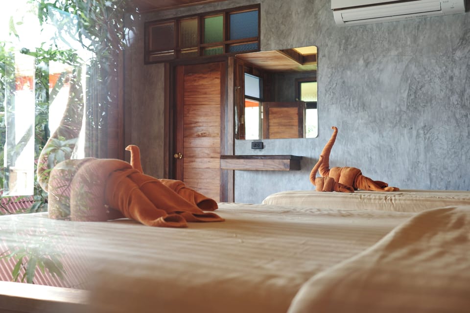Family Bungalow Seaview - Air Conditioning | 1 bedroom, rollaway beds (surcharge), WiFi (free), bed sheets