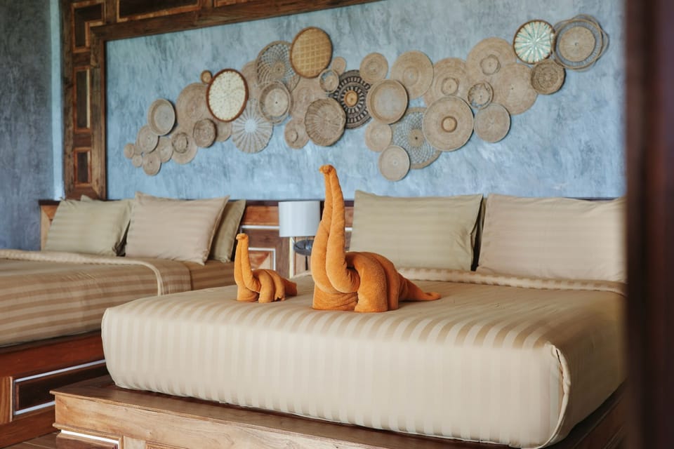 Family Bungalow Seaview - Air Conditioning | 1 bedroom, rollaway beds (surcharge), WiFi (free), bed sheets
