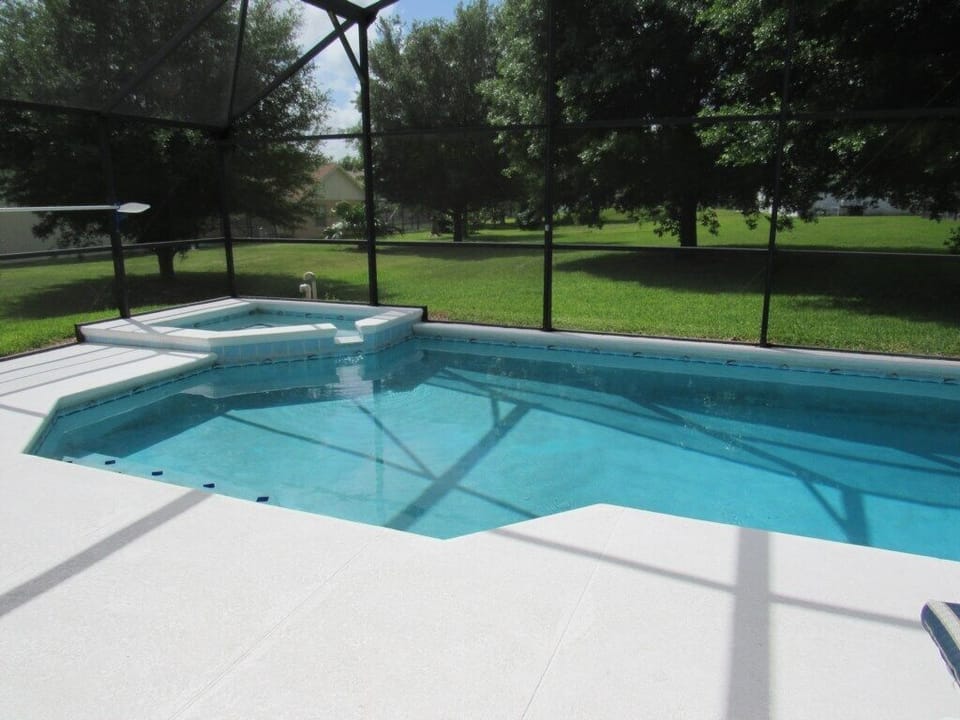 Private Patio With Pool and Spa