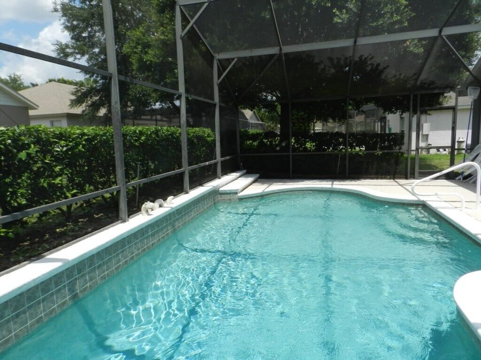 Private Patio With Pool