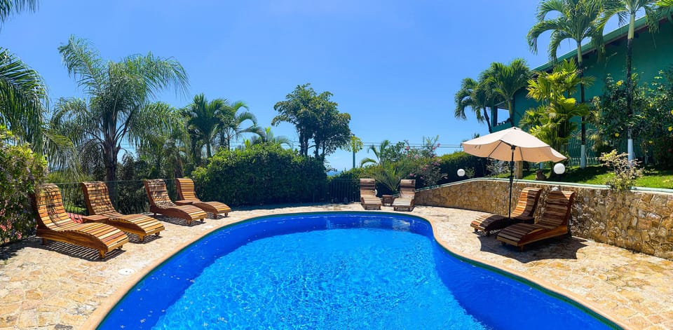 Shared pool with 3 other houses