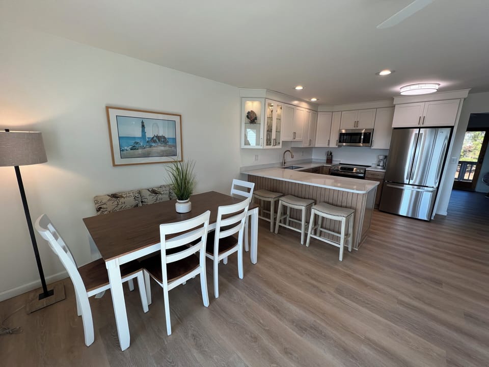 Newly Renovated Dining Room & Kitchen