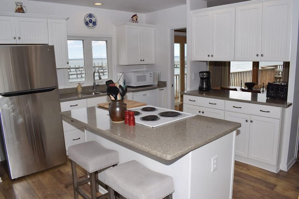 Fully Equipped Kitchen with everything needed to prepare meals.