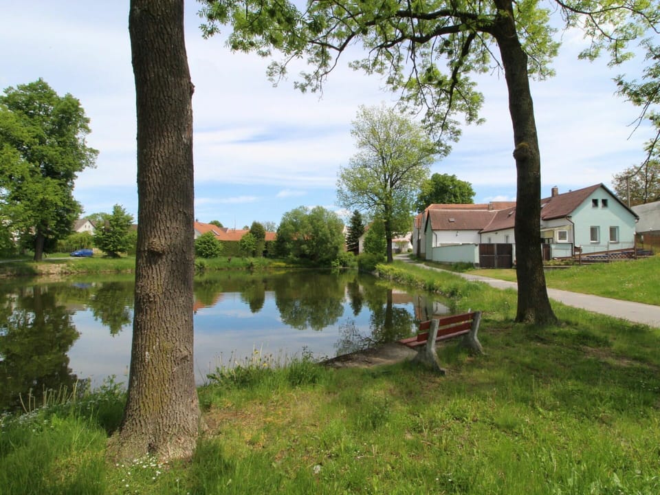 Water, Sky, Plant, Cloud, Building, Window, Natural Landscape, Tree, Lake, House