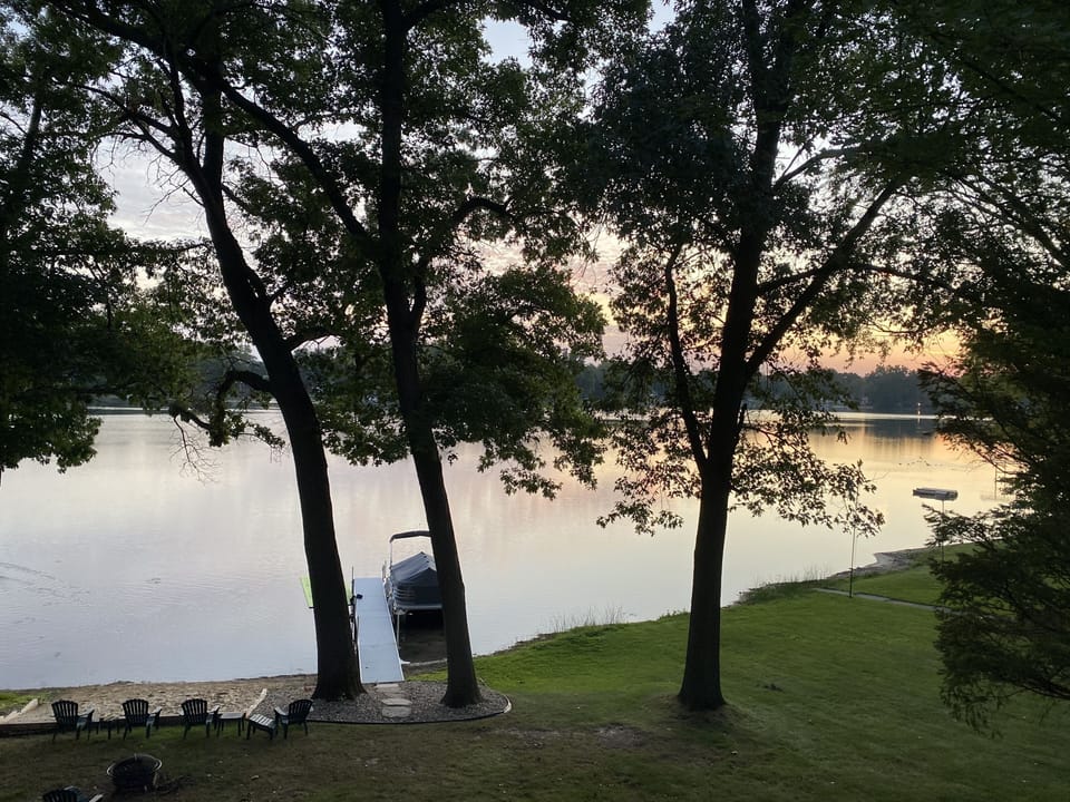 Sunset View From Dock