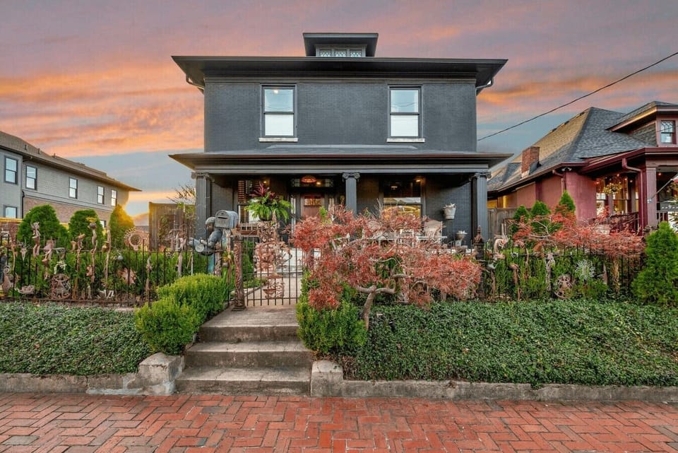 15 - Historic Home Exterior at Sunset