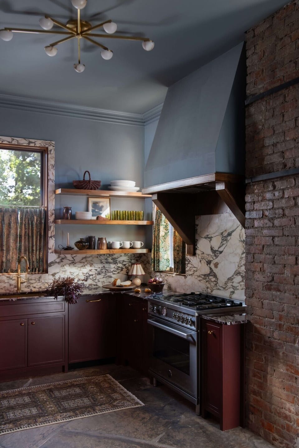 22 - Kitchen with Range and Brick
