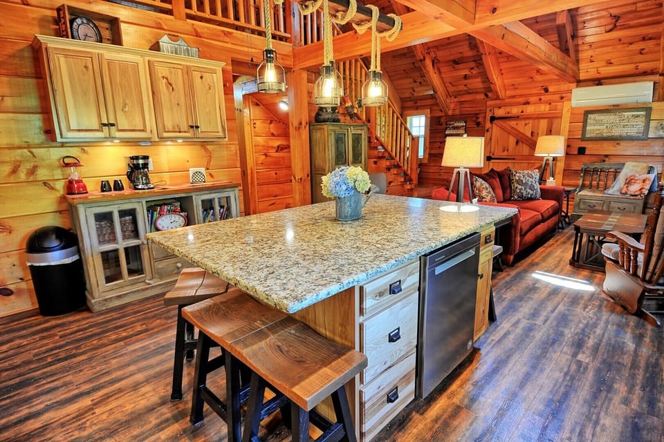 Granite Counters and Open Floor Plan